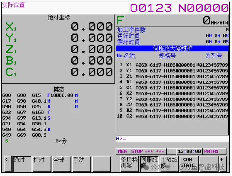 FANUC | FSSB 设定界面介绍